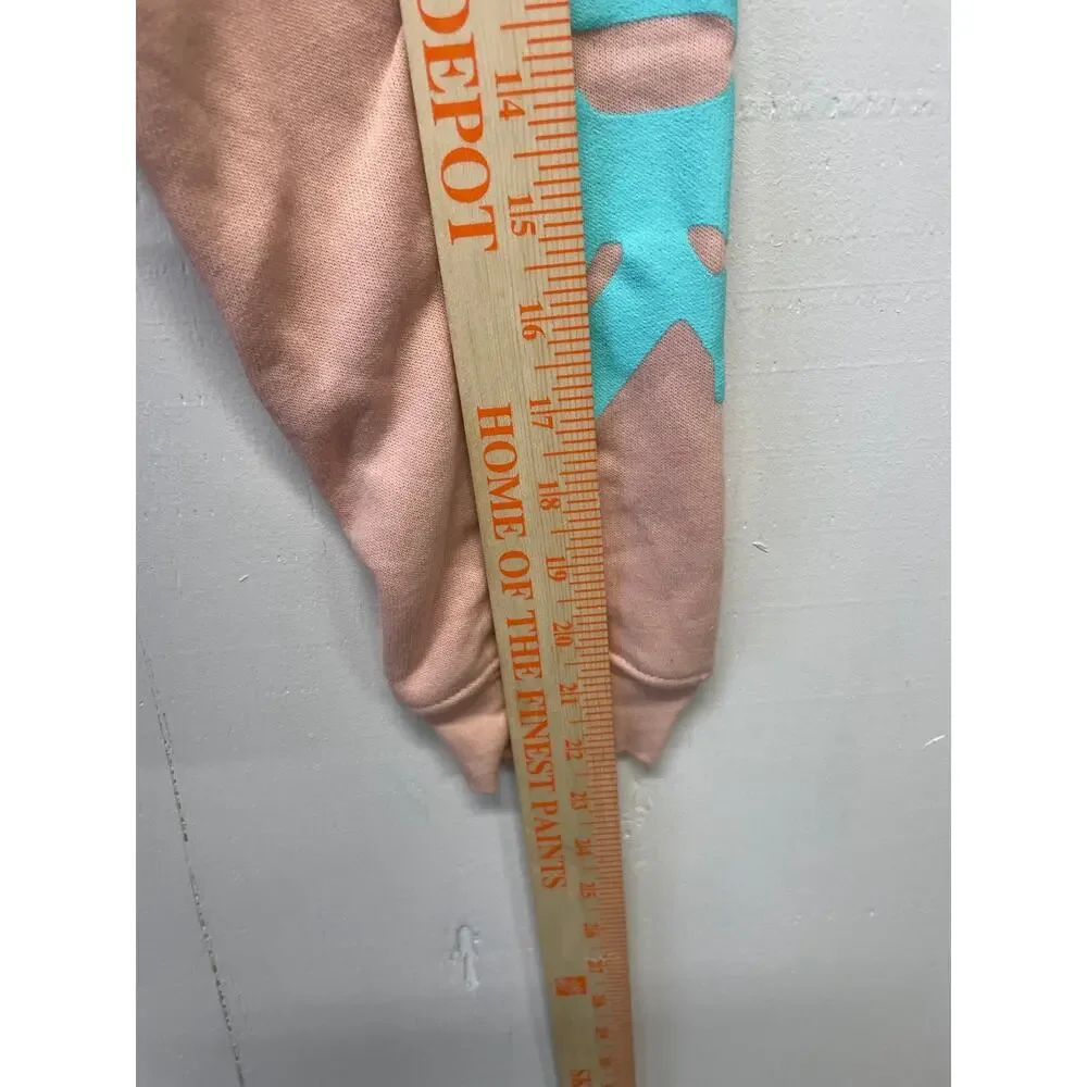 P!NK Women's Cropped Hoodie Size Small Cover Me In Sunshine Peach Hoodie - Picture 10 of 10
